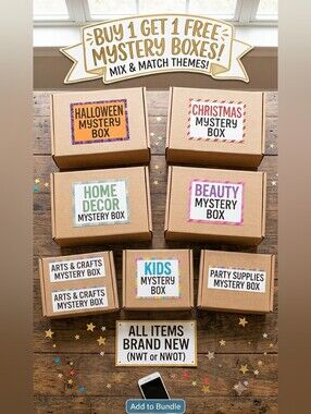 📦 BUY 1 GET 1 FREE MYSTERY BOX SALE! 📦 Mix & Match Themes✨ LIMITED TIME BOGO